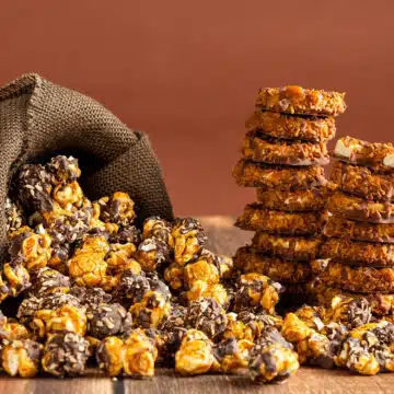 toasted coconut flavored hand crafted gourmet popcorn