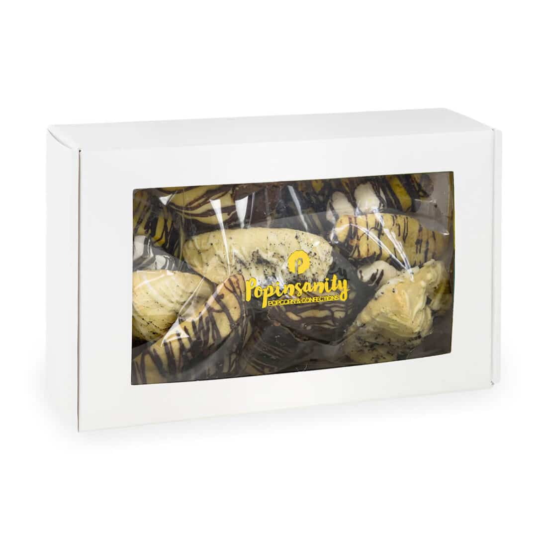 Gift the Taste of Tradition: White Gift Box with Window Displays 9 Artisan Hamantaschen (Gourmet Flavors) - Celebrate Purim with Kosher Delights!