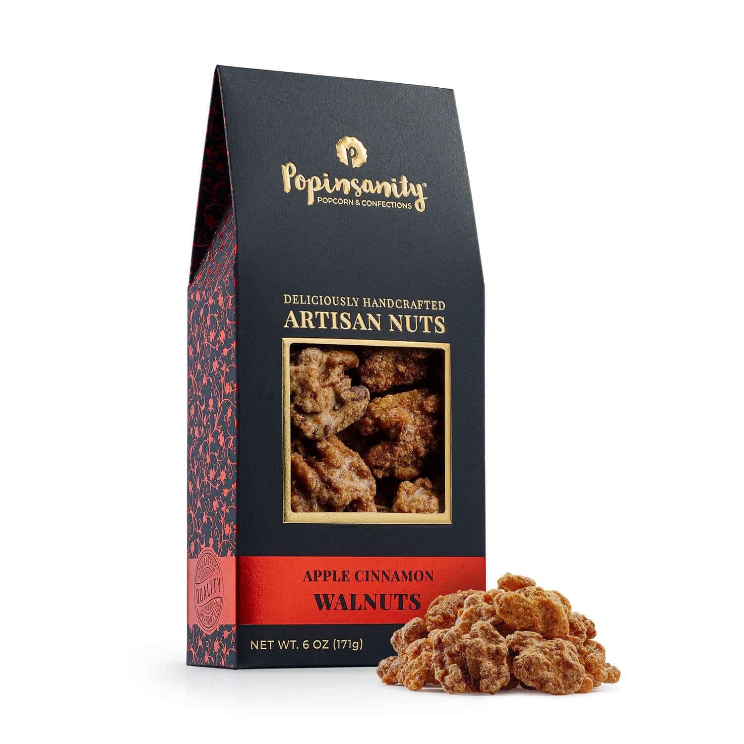 Apple Cinnamon Walnuts • Gourmet Candied Nuts Gift • Popinsanity
