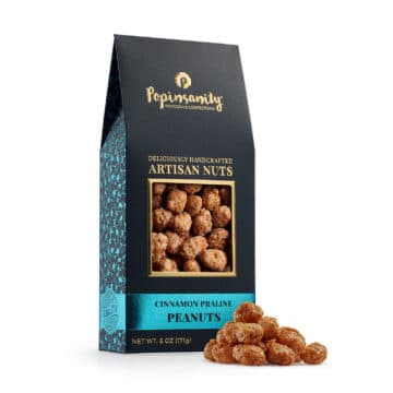 Cinnamon Praline Peanuts Fancy Candied Nuts Gift Box