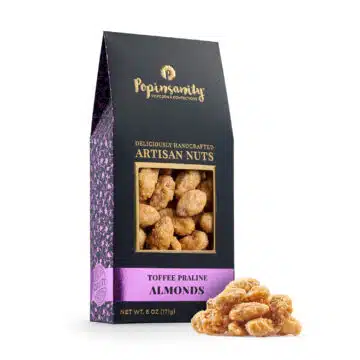 Toffee Praline Candied Almonds Artisan Nuts Gift