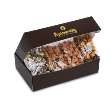 Exquisite Handcrafted Popcorn and Premium Nut Gift Box - Perfect for Gifting