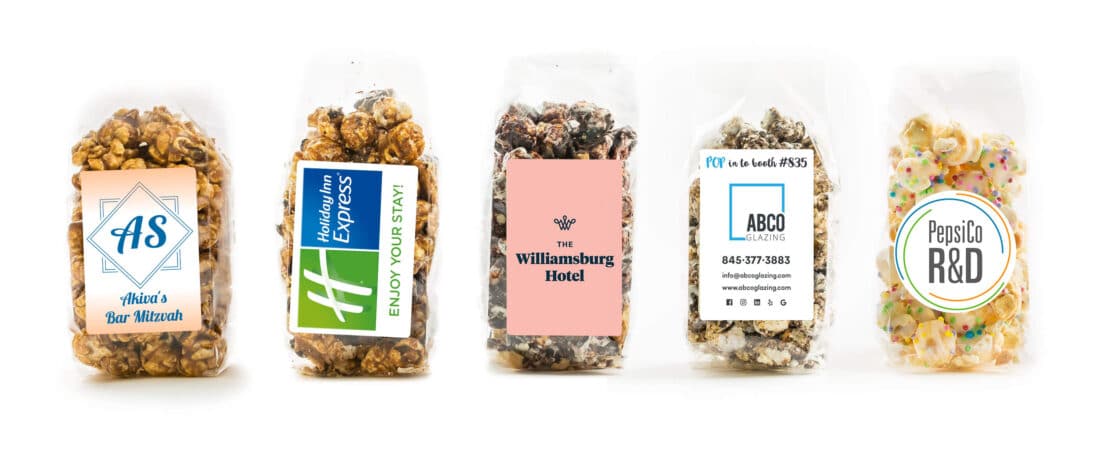 Custom branded popcorn bags with your logo Custom branded popcorn bags with your logo