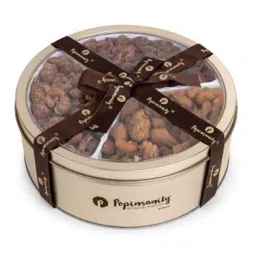 Kahakea Milk Chocolate Covered Macadamia Nuts with White Drizzle Gift Box