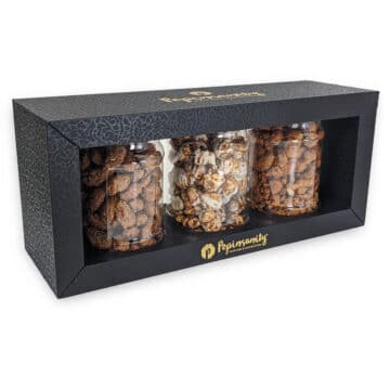 Elegant Gourmet Popcorn Gift Box - Elevate your popcorn experience with our Luxurious Gourmet Popcorn Gift Set