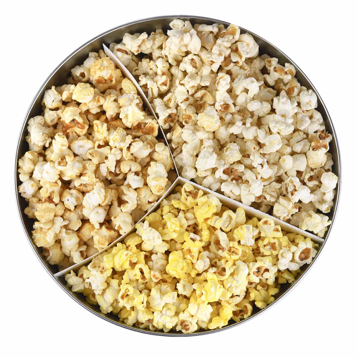 Savory Vegan Snack Gift: Popinsanity's Popcorn Tin with Truffle Herb Parmesan, Sweet Jalapeño Kettle Corn, and Theatre Flavors. A Unique and Flavorful Choice. Popinsanity Vegan Popcorn Variety Pack: Enjoy the Savory Delights of Truffle Herb Parmesan, Sweet Jalapeño Kettle Corn, and Traditional Theatre Popcorn. Perfect for Sharing or Personal Indulgence.