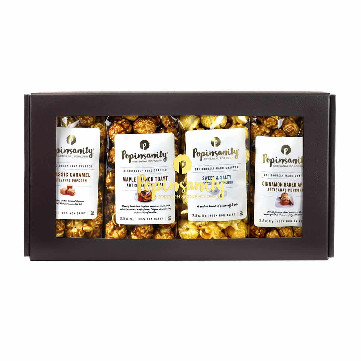 Gourmet Popcorn 4 Flavor Giftbox • Popinsanity